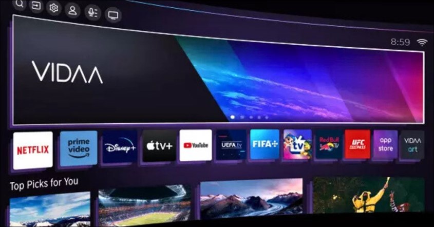 Fungsi VIDAA OS pada TV Fungsi VIDAA OS pada TV