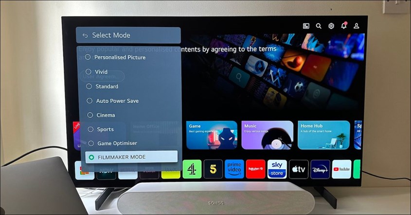 Filmmaker Mode vs Mode Gambar Lainnya