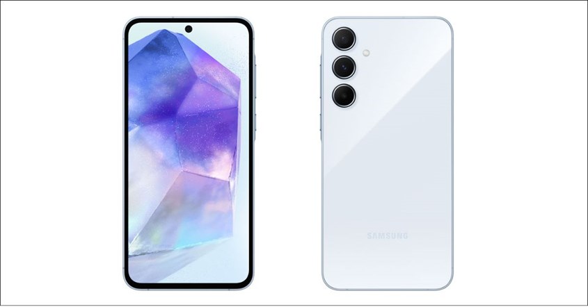Smartphone Samsung Galaxy A55 5G 12GB256GB ICE BLUE Smartphone Samsung Galaxy A55 5G 12GB256GB ICE BLUE