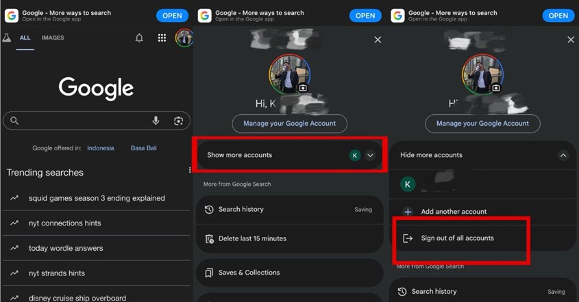 Melalui Aplikasi Browser