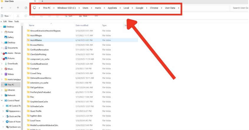 Cara hapus cache di Google Chrome