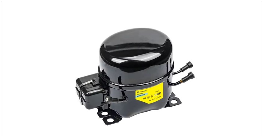 Tampilan kompresor inverter kulkas Tampilan kompresor inverter kulkas