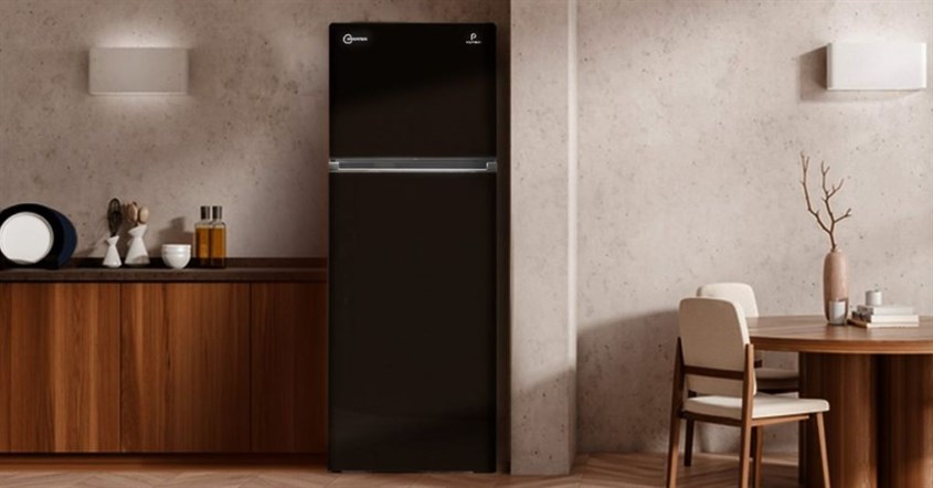 Tampilan kulkas yang sudah menggunakan kompresor inverter Tampilan kulkas yang sudah menggunakan kompresor inverter