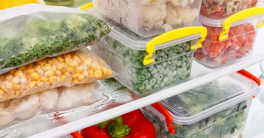 Penyimpanan makanan pada kulkas dengan quick freeze