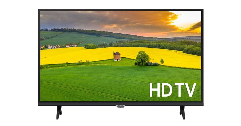 Tampilan layar smart tv samsung ukuran 32 inch