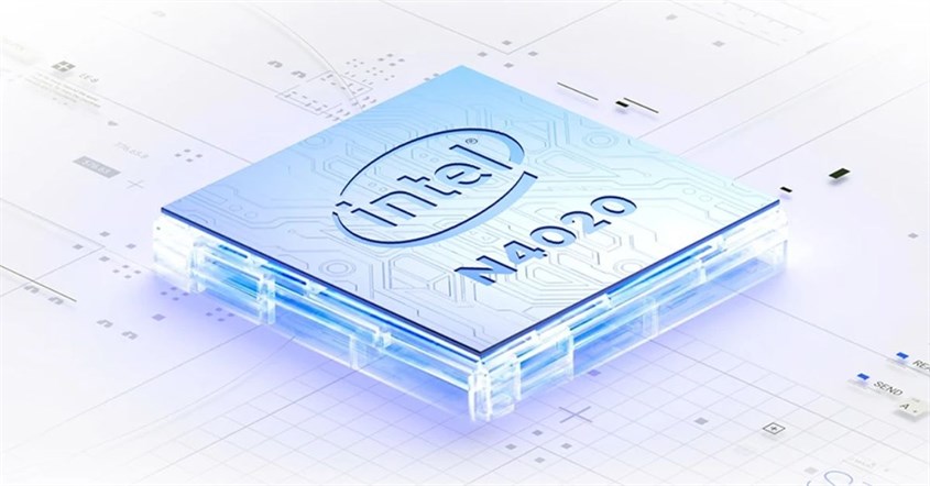Ilustrasi prosesor Intel Celeron N4020. Ilustrasi prosesor Intel Celeron N4020.