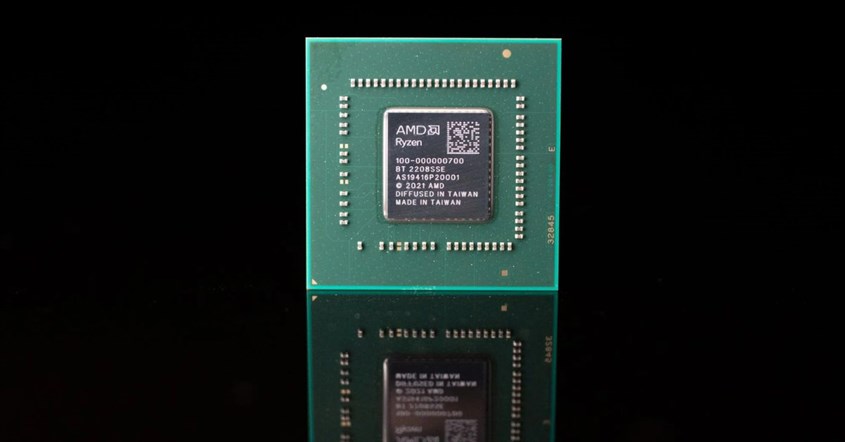 Visualisasi prosesor ryzen 5 7520u