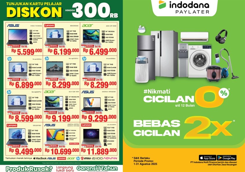 Promo Erablue Bulan Agustus 2025 Promo Erablue Bulan Agustus 2025