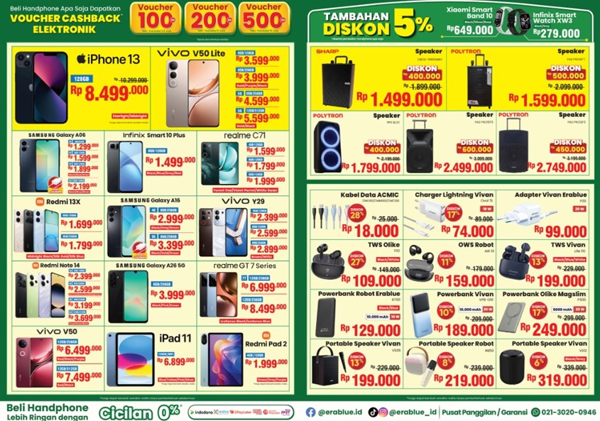 Promo Erablue Bulan Agustus 2025 Promo Erablue Bulan Agustus 2025