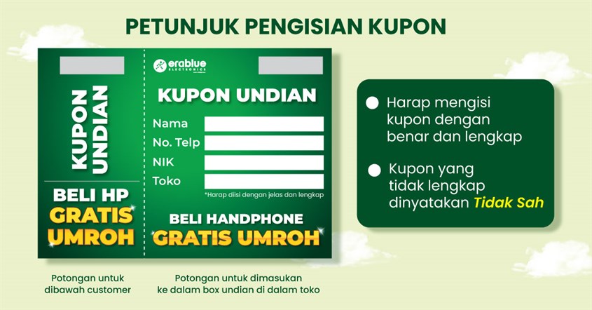 Voucher Lucky Draw OPPO di Erablue Voucher Lucky Draw OPPO di Erablue