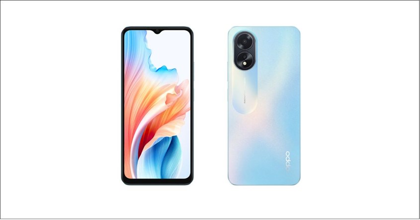 Tampilan depan dan belakang HP OPPO baterai 5000 mAh. Tampilan depan dan belakang HP OPPO baterai 5000 mAh.