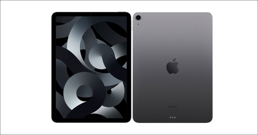 Tampilan penuh depan dan belakang ipad air 5 yang elegan jadi salah satu rekomendasi tablet terbaik Tampilan penuh depan dan belakang ipad air 5 yang elegan jadi salah satu rekomendasi tablet terbaik