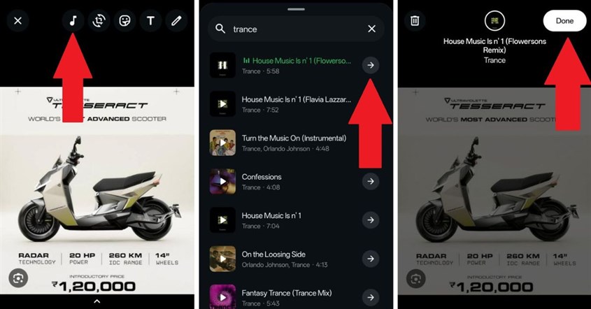 Tampilan cara menambahkan musik di status wa Tampilan cara menambahkan musik di status wa