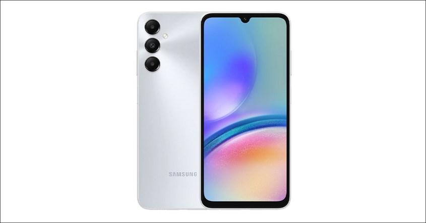 Tampilan depan dan belakang salah satu hp snapdragon 680 yaitu samsung galaxy a05s