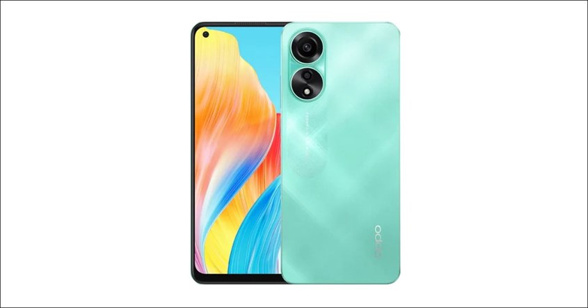 Rekomendasi hp snapdragon 680 yang selanjutnya yaitu oppo a78 dengan warna aqua green