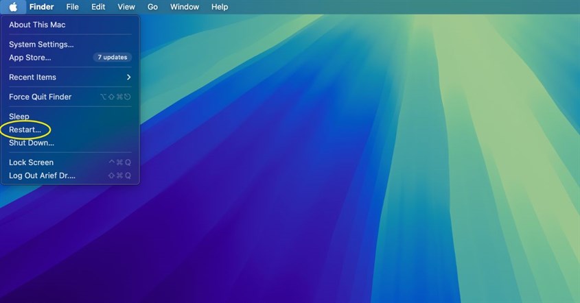 Cara Restart MacBook via Menu Apple Cara Restart MacBook via Menu Apple
