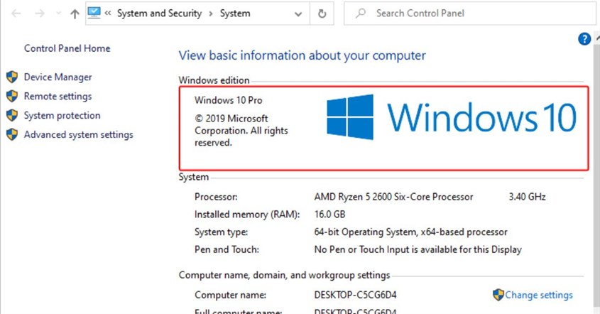 Menggunakan control panel sebagai cara cek windows di laptop