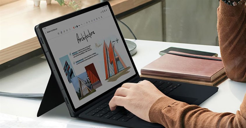 Menggunakan Book Cover Keyboard