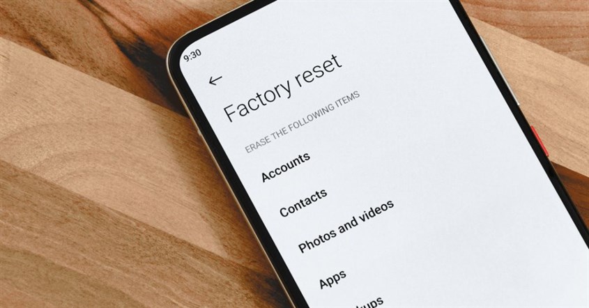 Lakukan Factory Reset