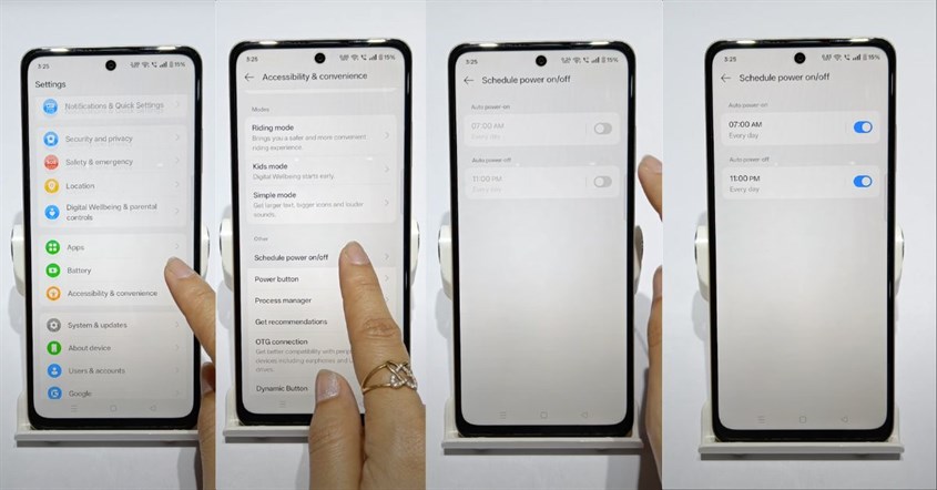 Cara mematikan hp realme dengan fitur schedule on/off Cara mematikan hp realme dengan fitur schedule on/off