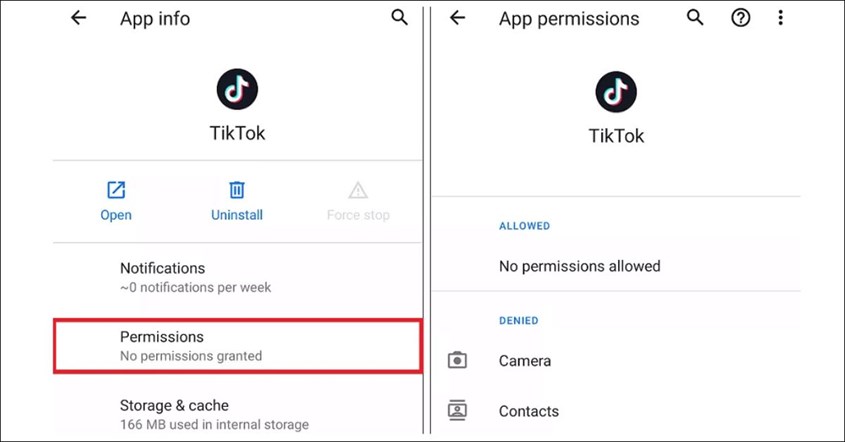 Belum mengatur izin aplikasi bisa jadi alasan kenapa tiktok tidak bisa dibuka Belum mengatur izin aplikasi bisa jadi alasan kenapa tiktok tidak bisa dibuka