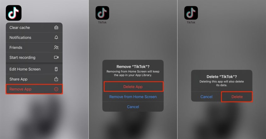 Uninstall aplikasi bisa jadi solusi masalah kenapa tiktok tidak bisa dibuka Uninstall aplikasi bisa jadi solusi masalah kenapa tiktok tidak bisa dibuka