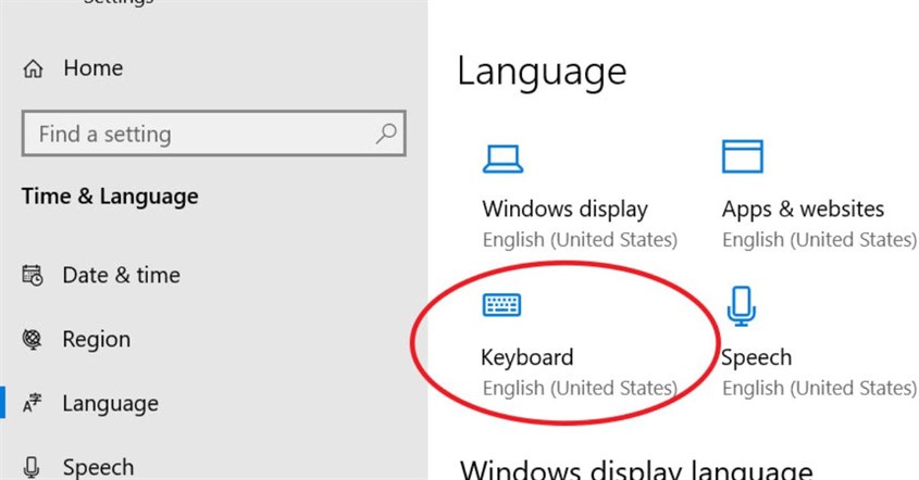 Tampilan setting cara mengubah bahasa di laptop melalui keyboard Tampilan setting cara mengubah bahasa di laptop melalui keyboard