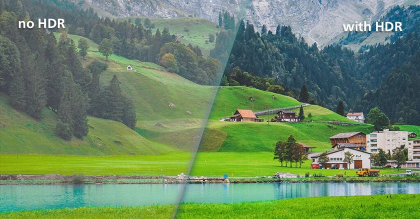 Perbedaan visual saat menggunakan hdr10 dan non hdr yaitu warna jadi lebih cerah Perbedaan visual saat menggunakan hdr10 dan non hdr yaitu warna jadi lebih cerah