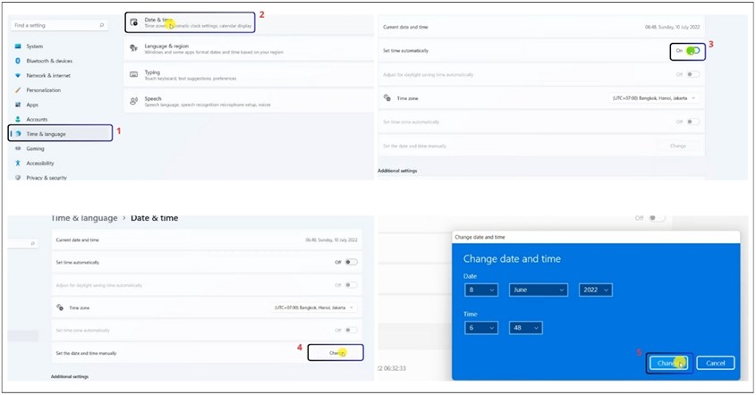 tutorial cara mengatur jam di laptop windows tutorial cara mengatur jam di laptop windows