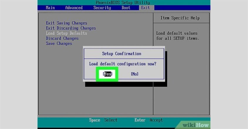 Atur Ulang BIOS Ke Pengaturan Default