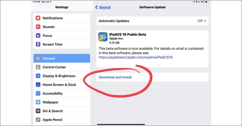 Cara Update ke iPadOS Terbaru
