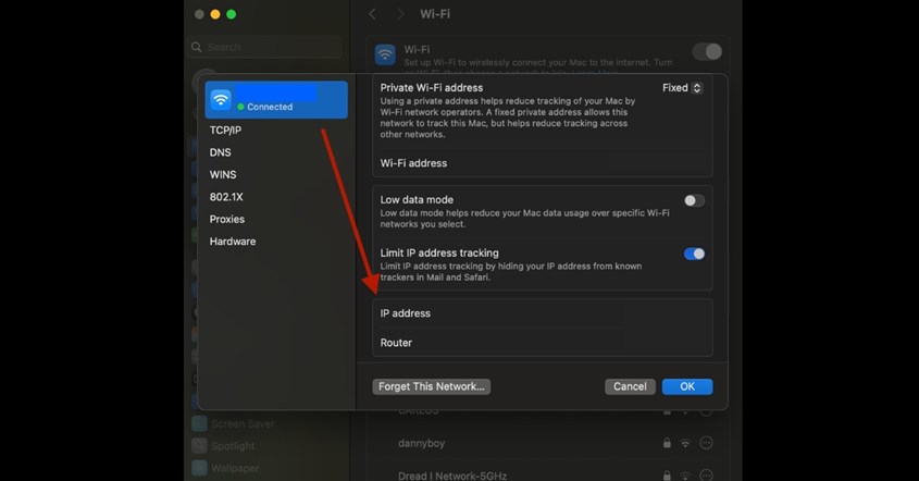 Cara Cek IP Laptop di MacBook