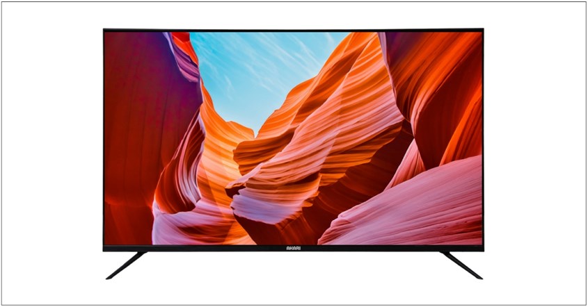rekomendasi tv tervaik, salah satunya  Smart AI TV Akari 4K 43 Inch AT-5643W