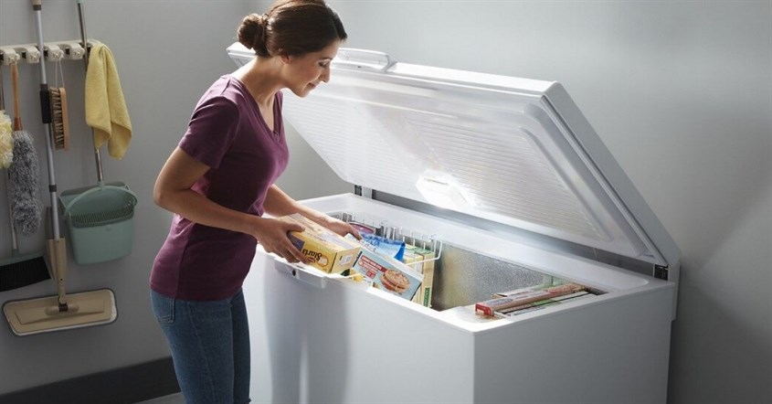 Tampilan kulkas deep freeze