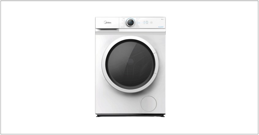 rekomendasi mesin cuci terlaris di erablue salah satunya Front Loading Midea 7.5 kg MF100W75