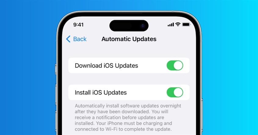 Tampilan saat ingin menonaktifkan cara update ios secara otomatis lewat pengaturan