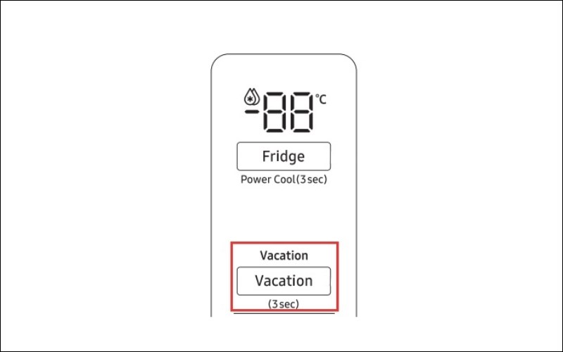 Mode Liburan pada Kulkas