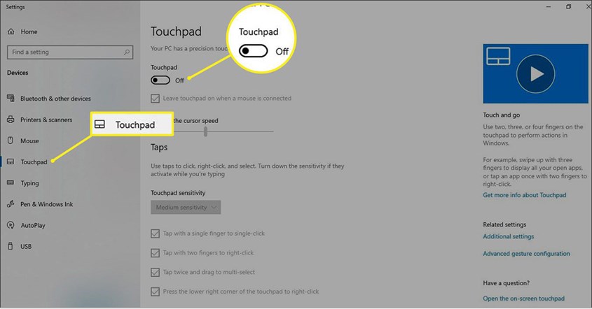Mematikan Touchpad Melalui Pengaturan Laptop Mematikan Touchpad Melalui Pengaturan Laptop