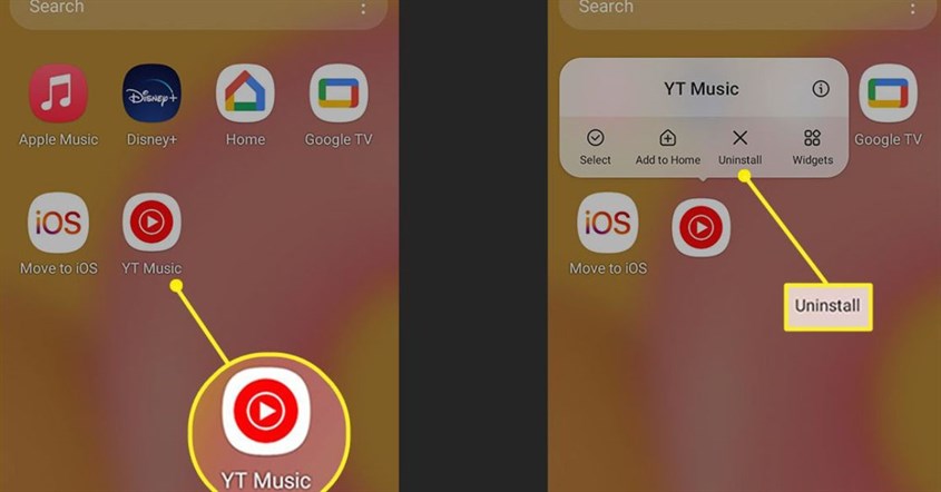 Cara menghapus aplikasi di hp android lewat home screen Cara menghapus aplikasi di hp android lewat home screen