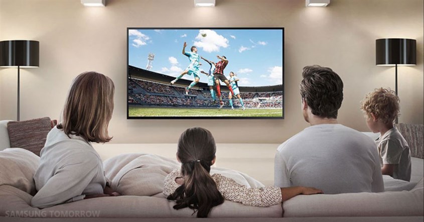 Samsung purcolor cocok digunakan untuk menonton bersama keluarga Samsung purcolor cocok digunakan untuk menonton bersama keluarga