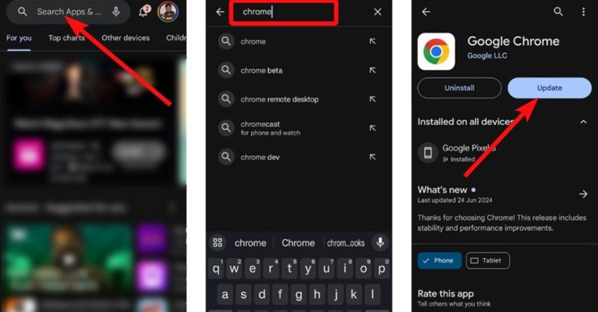Langkah cara update chrome di hp Langkah cara update chrome di hp
