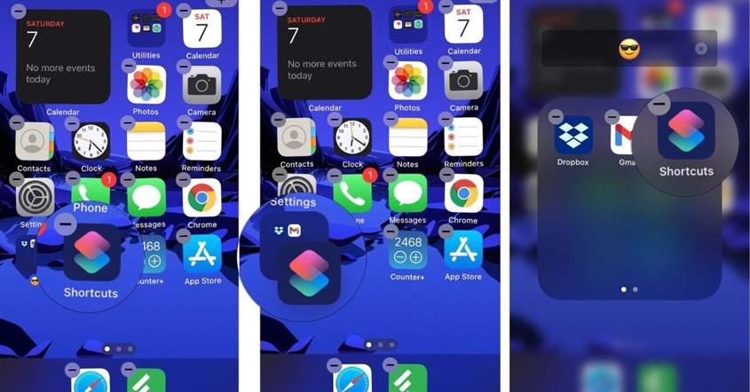 Tampilan cara membuat folder di homescreen iphone Tampilan cara membuat folder di homescreen iphone