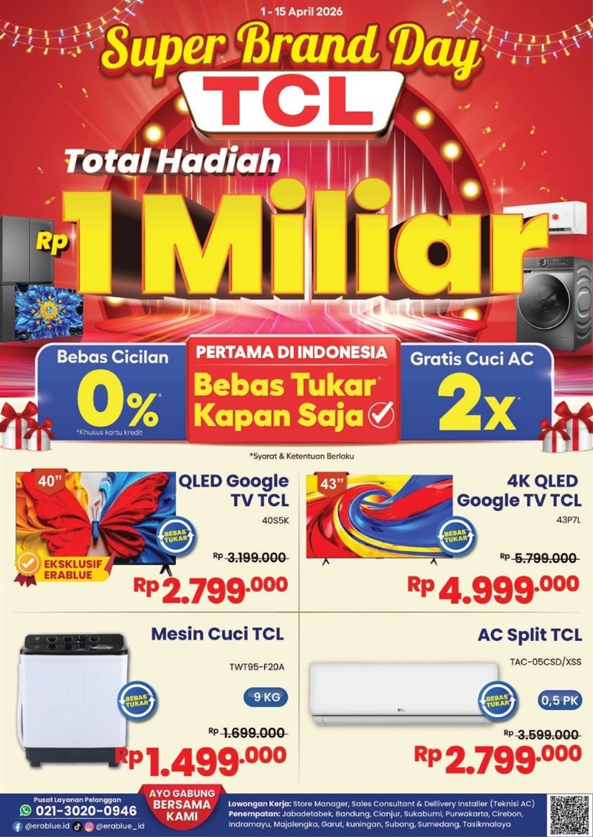 Promo Elektronik di Erablue Promo Elektronik di Erablue