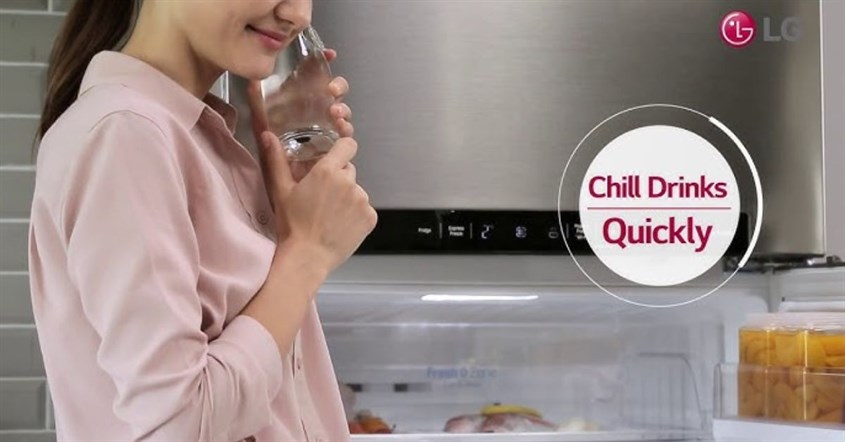 Performa Door Cooling cepat dalam mendinginkan makanan dan minuman