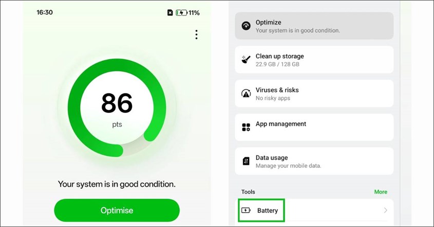 OPPO phone manager