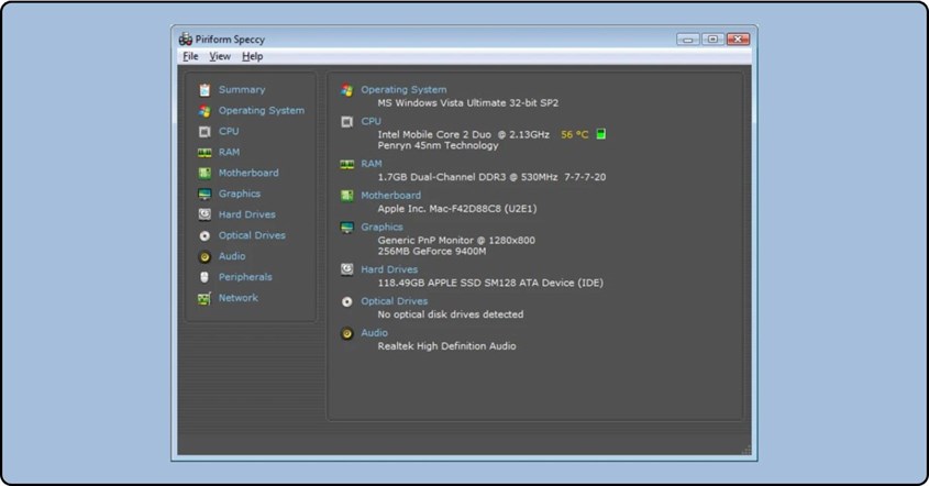 Melihat Tipe Laptop Melalui Aplikasi Speccy Melihat Tipe Laptop Melalui Aplikasi Speccy
