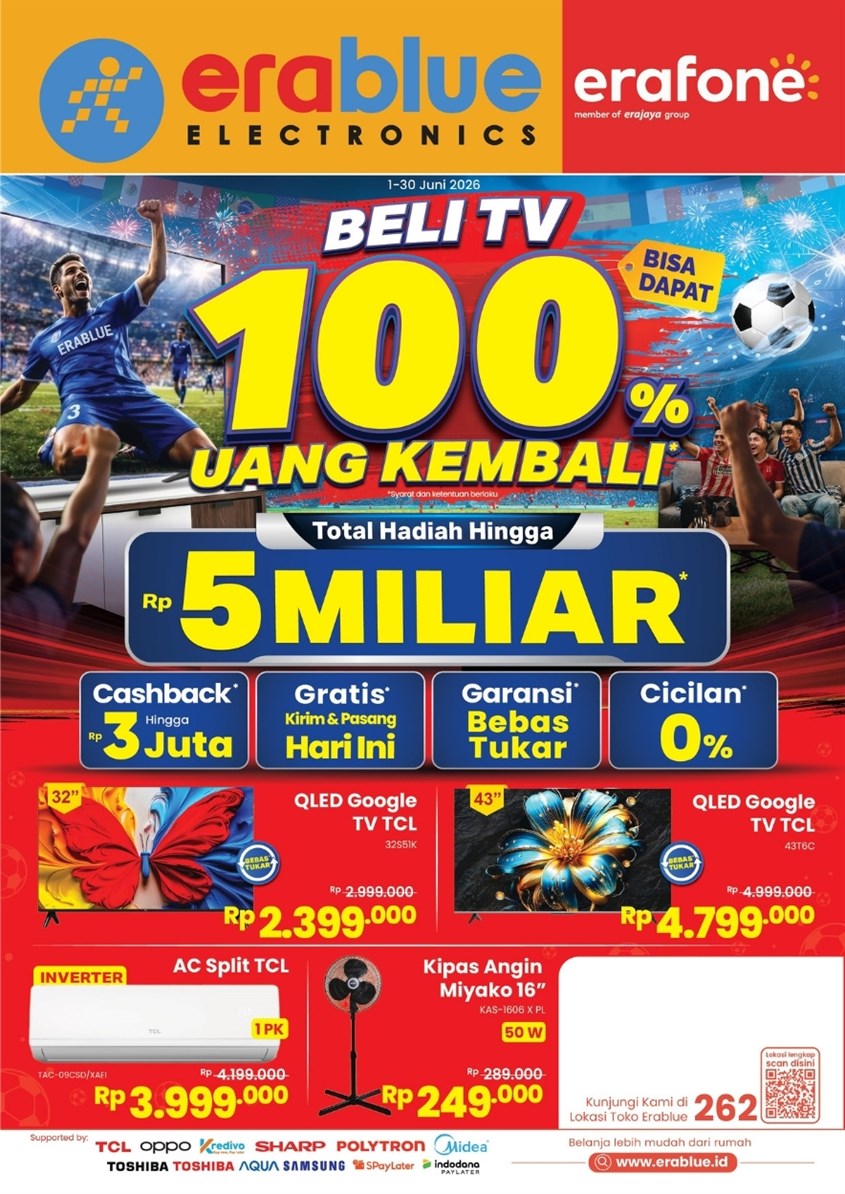 Promo TV Murah Diskon di Erablue Promo TV Murah Diskon di Erablue