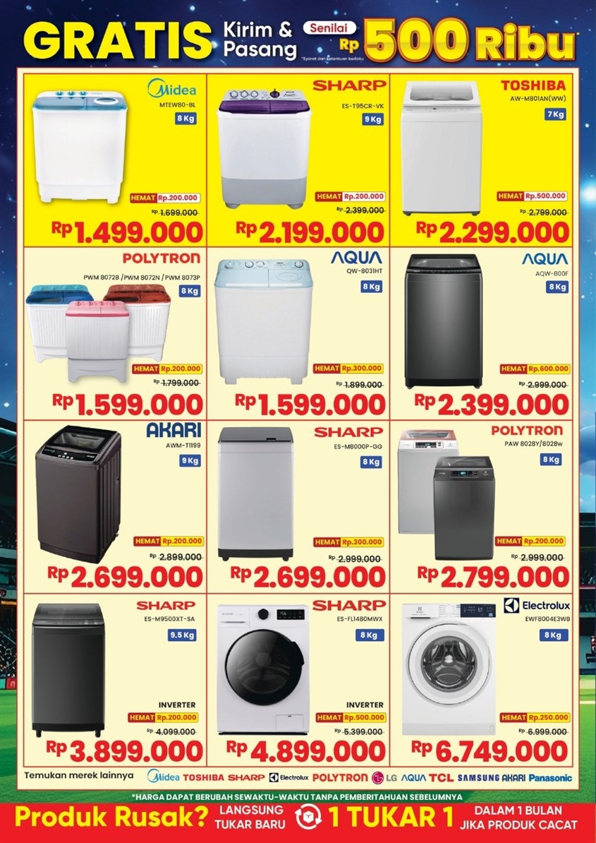 Mesin Cuci Murah di Erablue Mesin Cuci Murah di Erablue