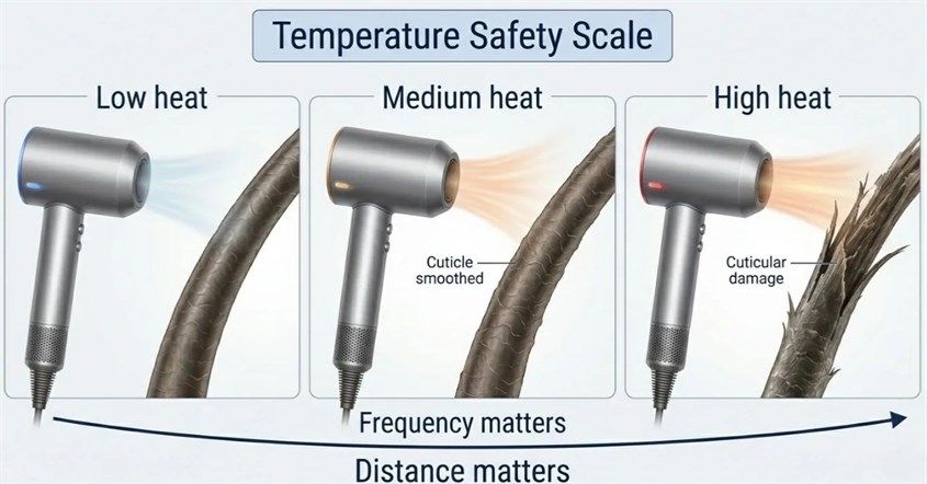 pilih suhu hair dryer yang sesuai dengan kebutuhan pilih suhu hair dryer yang sesuai dengan kebutuhan