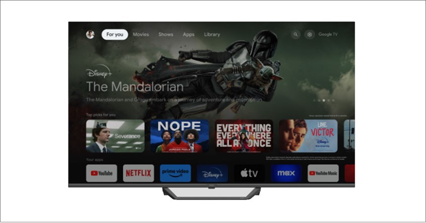 Google TV AQUA QLED 55 Inch 4K 55H6F Google TV AQUA QLED 55 Inch 4K 55H6F